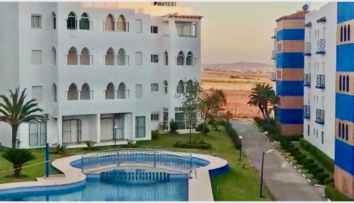 דירות Briech Tanger/Asilah: Appart 50M2 Face Mer Et Piscines, 5 Places, Tout Equipe+Wifi+Clim מראה חיצוני תמונה